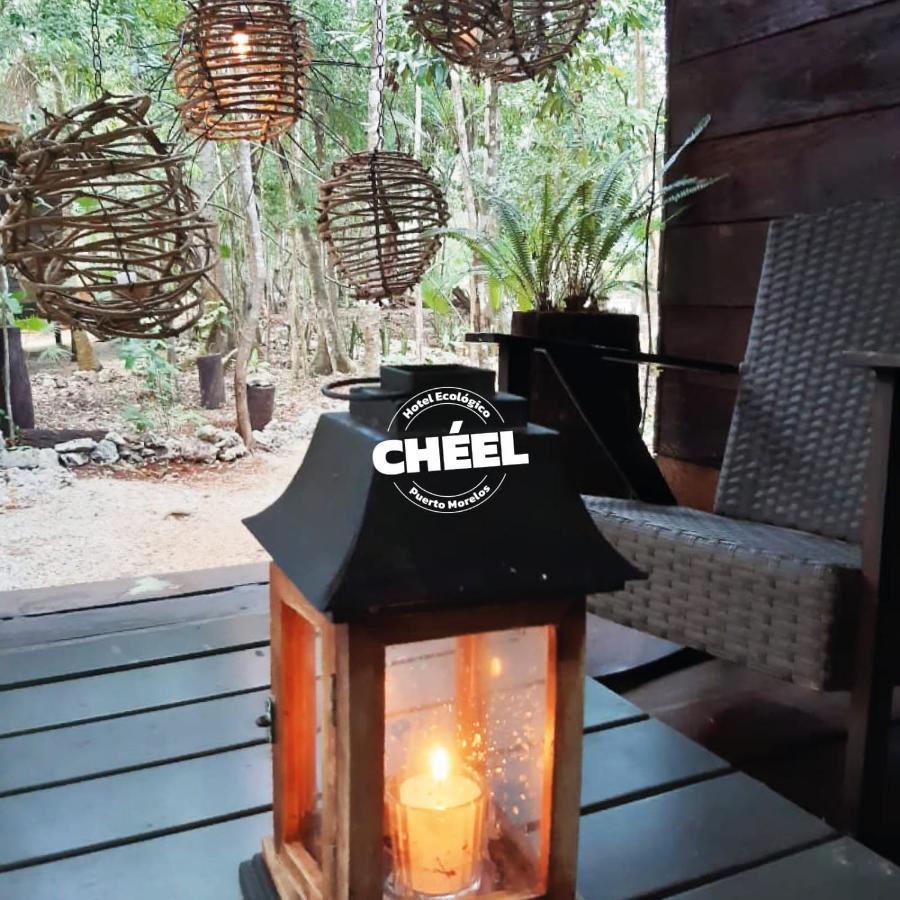 Cheel Lodge & Camping Puerto Morelos Bagian luar foto
