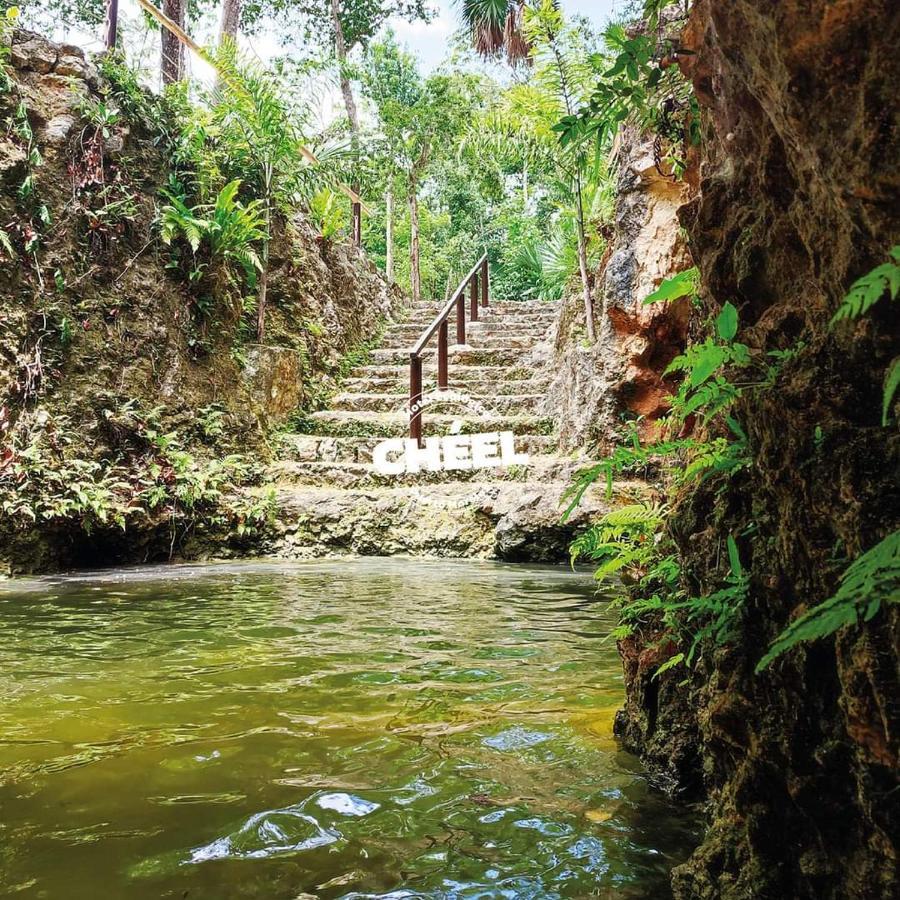 Cheel Lodge & Camping Puerto Morelos Bagian luar foto