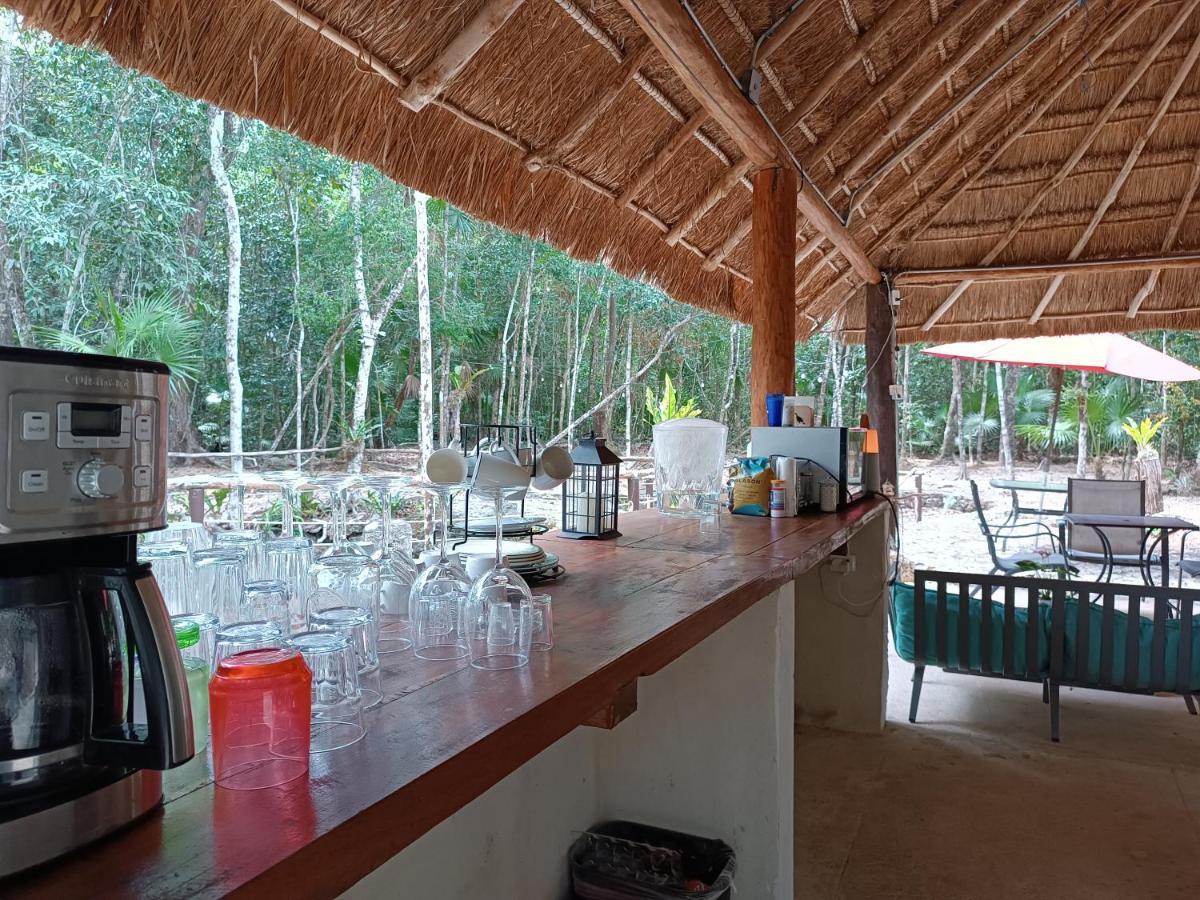 Cheel Lodge & Camping Puerto Morelos Bagian luar foto