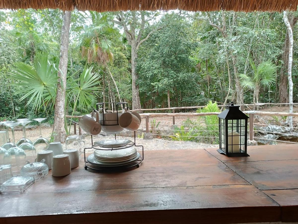 Cheel Lodge & Camping Puerto Morelos Bagian luar foto