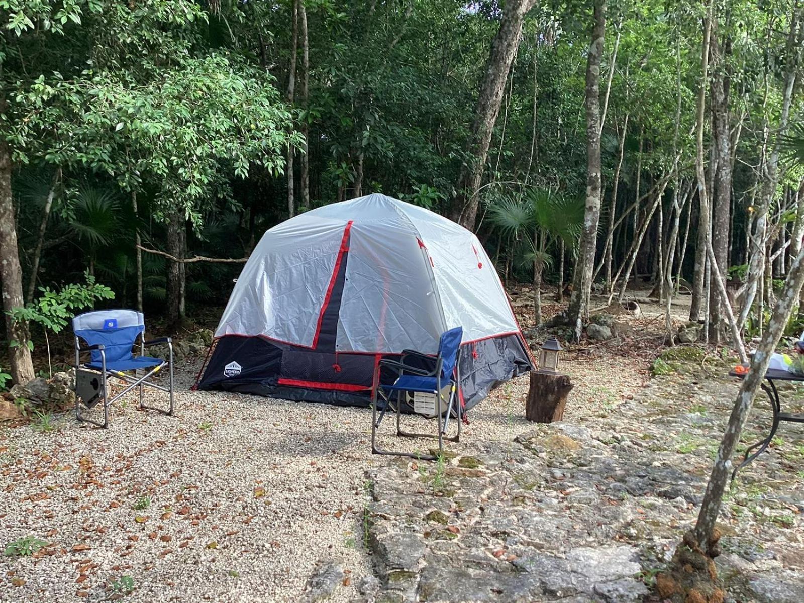 Cheel Lodge & Camping Puerto Morelos Ruang foto