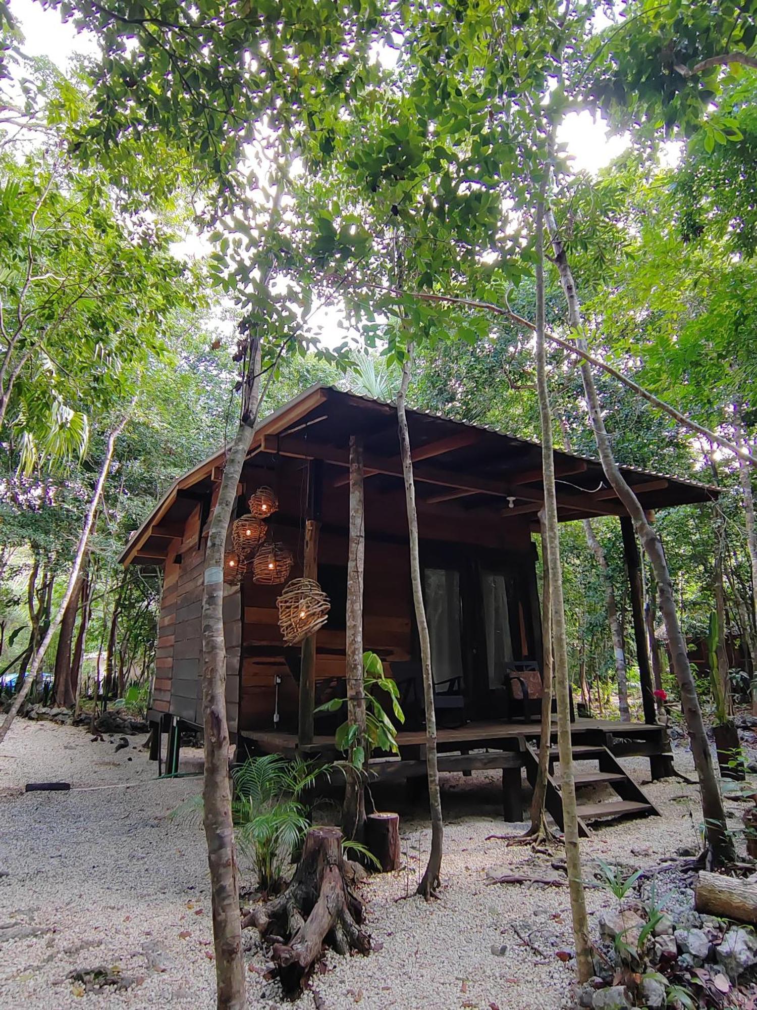 Cheel Lodge & Camping Puerto Morelos Bagian luar foto