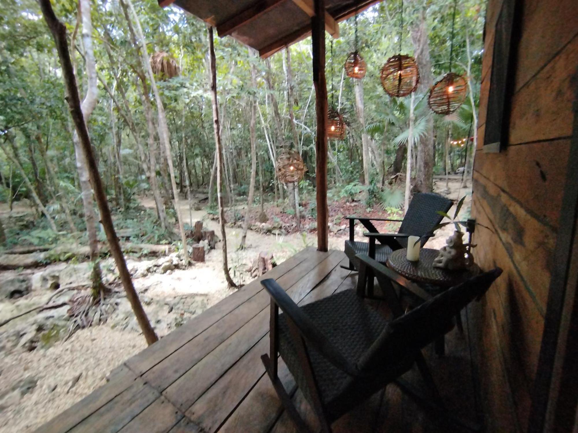 Cheel Lodge & Camping Puerto Morelos Bagian luar foto