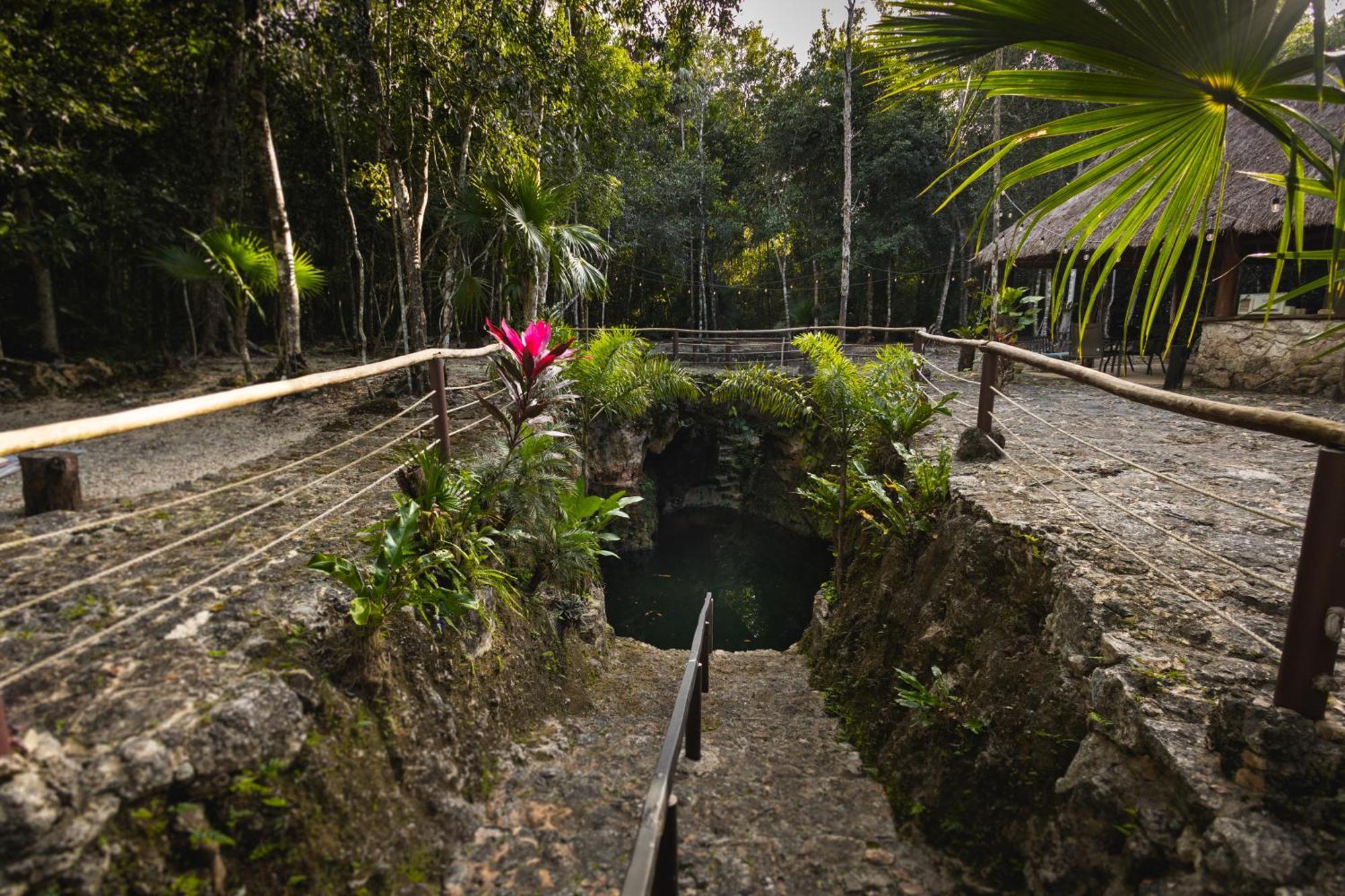 Cheel Lodge & Camping Puerto Morelos Bagian luar foto