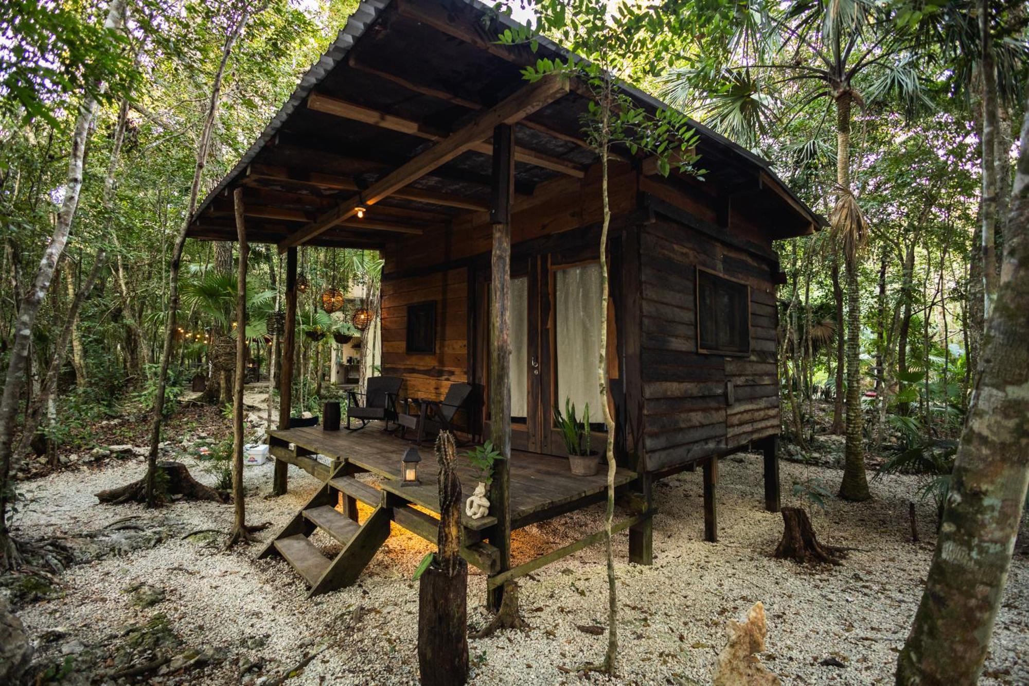 Cheel Lodge & Camping Puerto Morelos Bagian luar foto