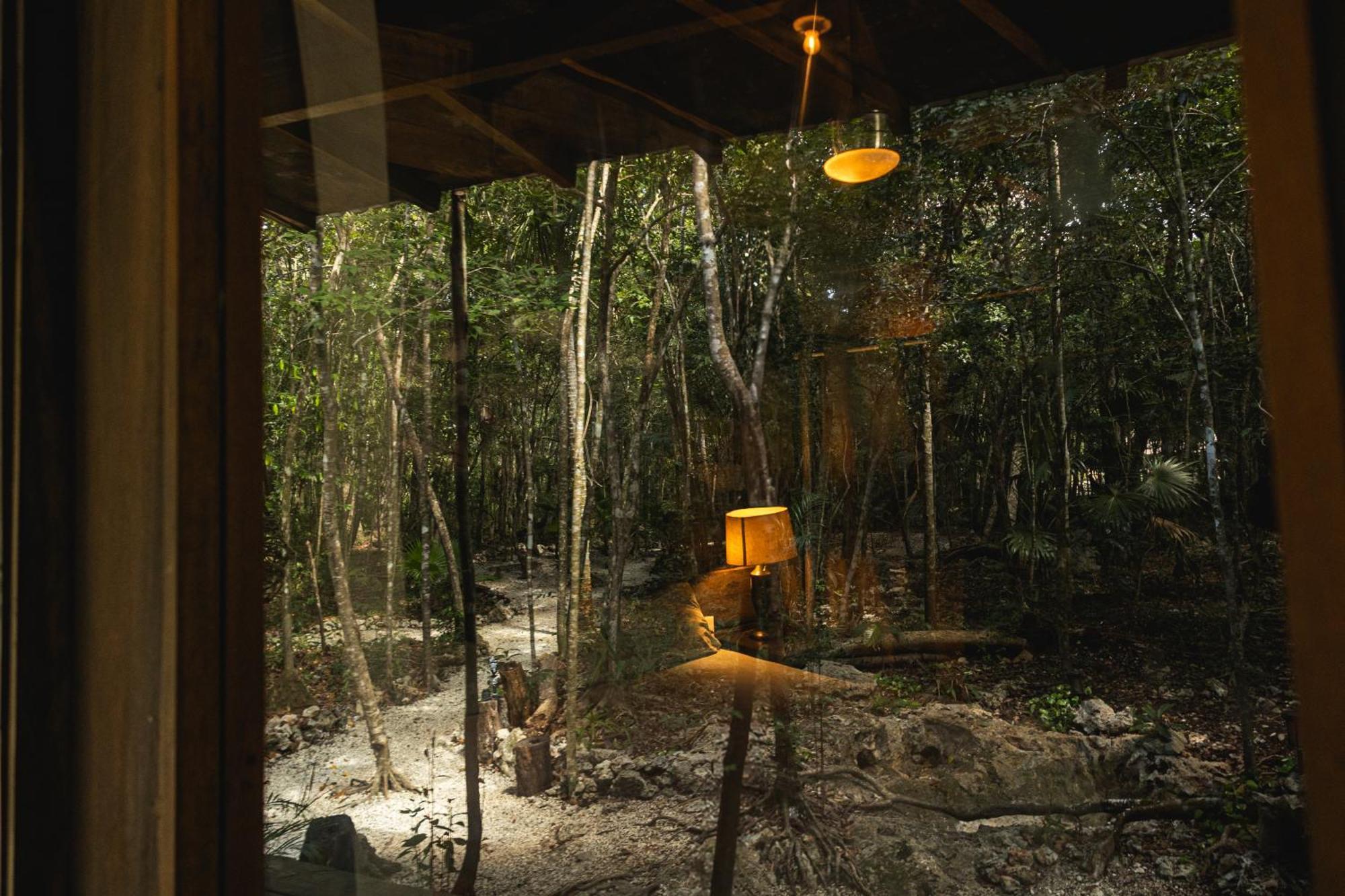 Cheel Lodge & Camping Puerto Morelos Bagian luar foto