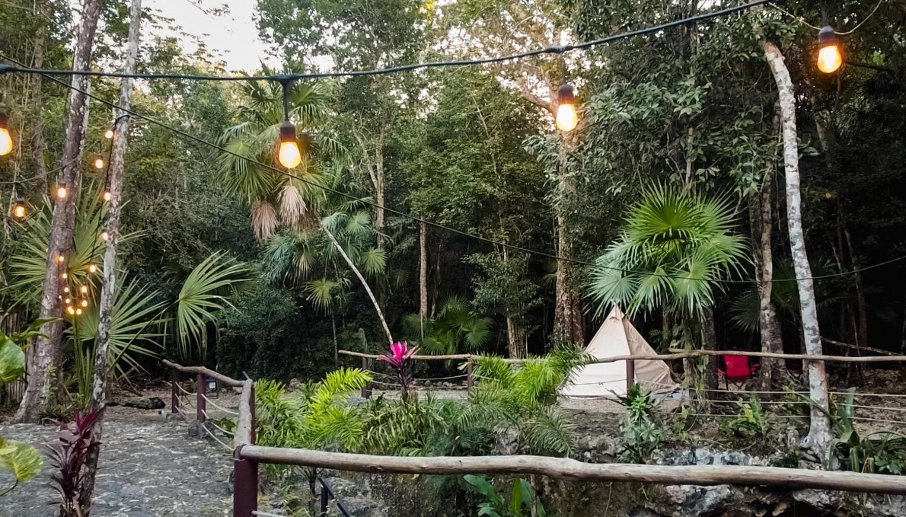 Cheel Lodge & Camping Puerto Morelos Bagian luar foto