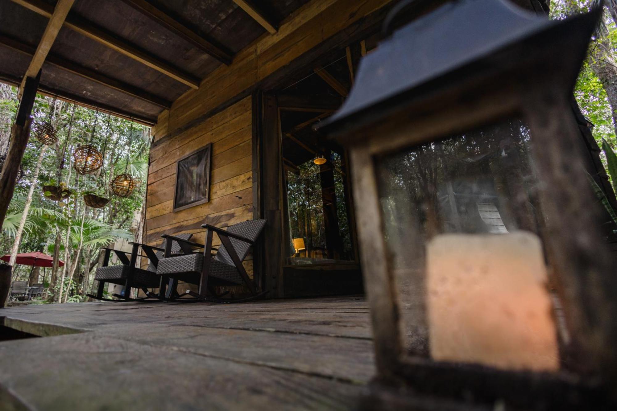 Cheel Lodge & Camping Puerto Morelos Bagian luar foto