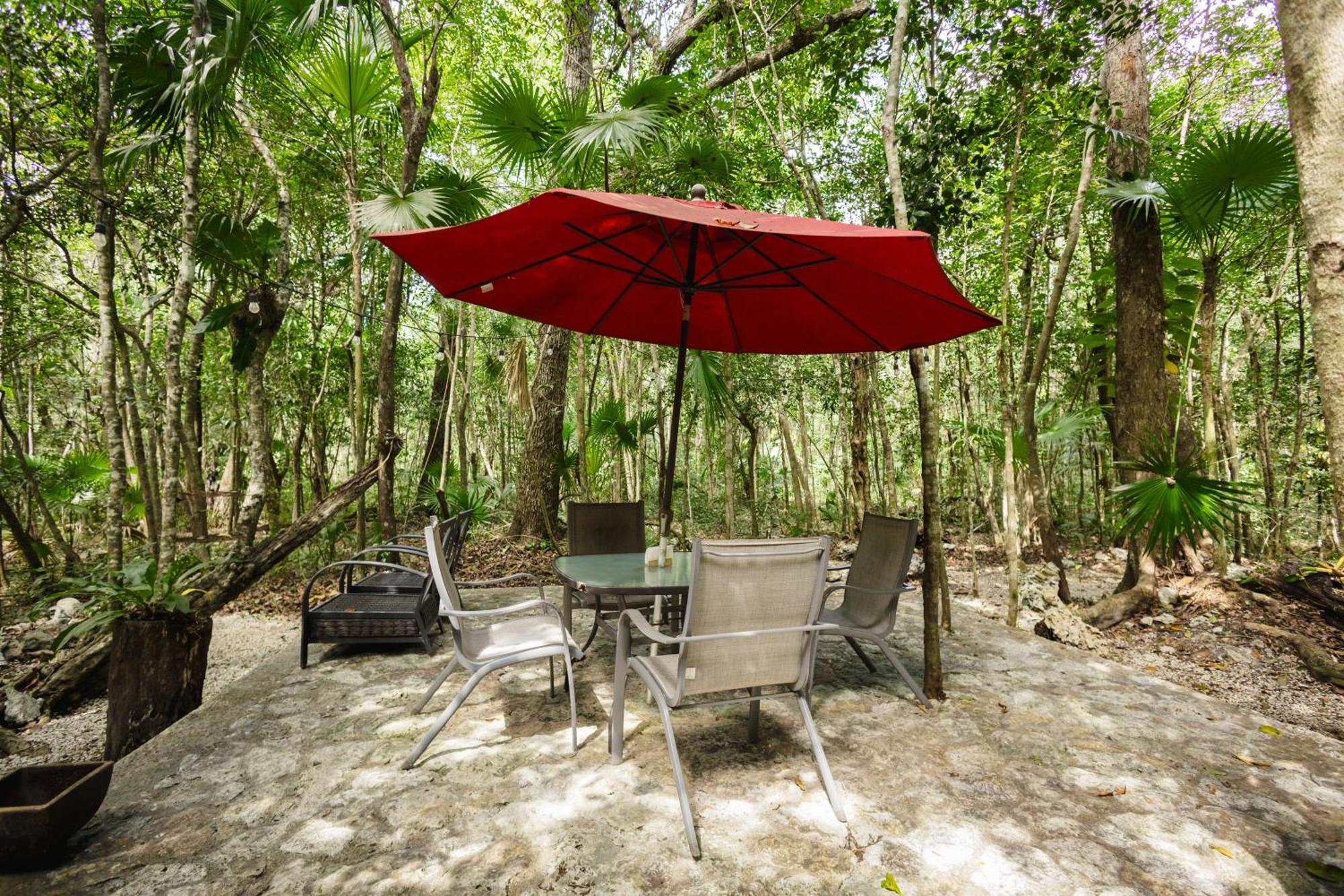 Cheel Lodge & Camping Puerto Morelos Bagian luar foto