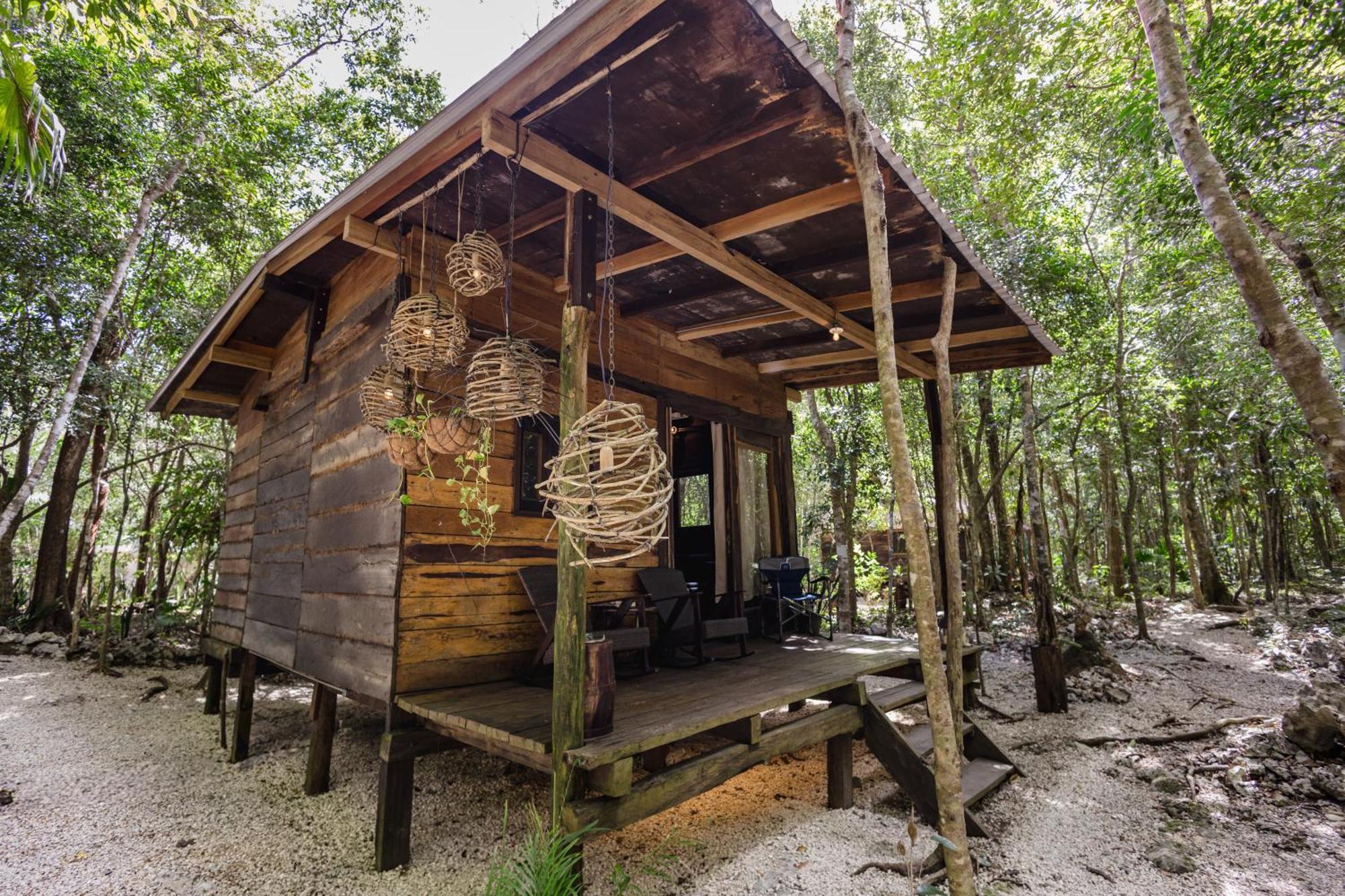 Cheel Lodge & Camping Puerto Morelos Bagian luar foto