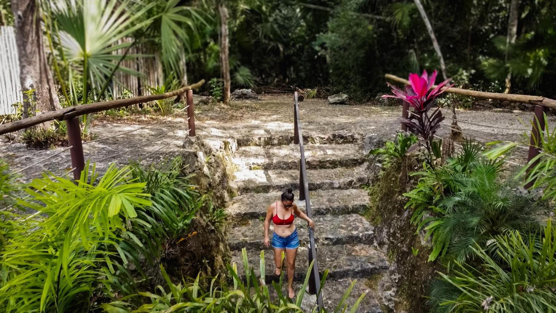 Cheel Lodge & Camping Puerto Morelos Bagian luar foto