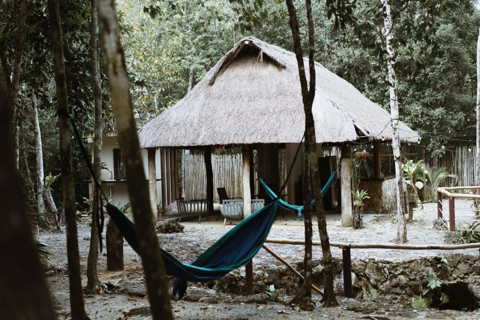 Cheel Lodge & Camping Puerto Morelos Bagian luar foto
