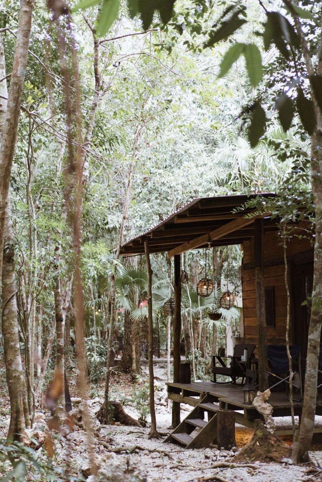 Cheel Lodge & Camping Puerto Morelos Bagian luar foto
