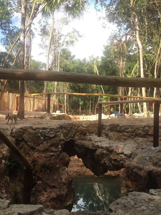 Cheel Lodge & Camping Puerto Morelos Bagian luar foto